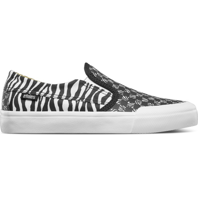 Etnies LANGSTON Sneakers Dames Zwart/Wit BE-AGYLBA